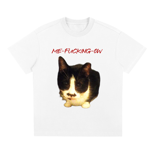 MEOW,ME FUCKING OW,FUCKING,FUCK,CAT VULGAR,SWEARING CAT,MAD CAT,MAD,CAT,CAT STARE